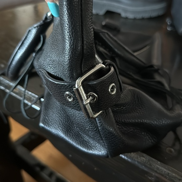 Rebecca Minkoff Micro Moto Leather Satchel - Picture 7 of 8